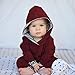 Staron 2pcs Toddler Baby Boy Striped Hoodie Tops+Pants Clothes Set Infant Outfits (18-24 Months, Wine)