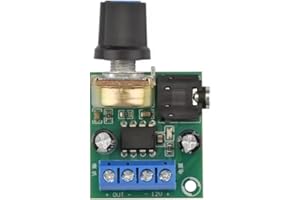 KUIOPYY LM386 10W Mono Audio Amplifier Board DC 3-12V Control Mini AMP Module 3.5mm Adjustable Volume 1PC