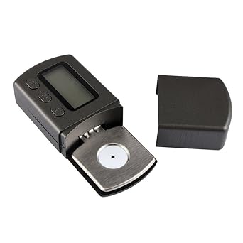UEETEK Digitale Drehscheibe Stylus Skala Kraftmessgerät 0,01 g blaue LCD-Hintergrundbeleuchtung Professional für MM/MC/MI und