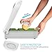 LOVKITCHEN Vegetable Chopper Dicer Slicer Cutter Manual/Vegetable Grater with 11 Interchangeable Blades - Multi-functional Adjustable Vegetable & Fruit Chopper Dicer with Storage Container