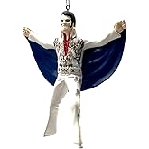 Blow Mold Elvis Eagle Cape Jumpsuit Ornament