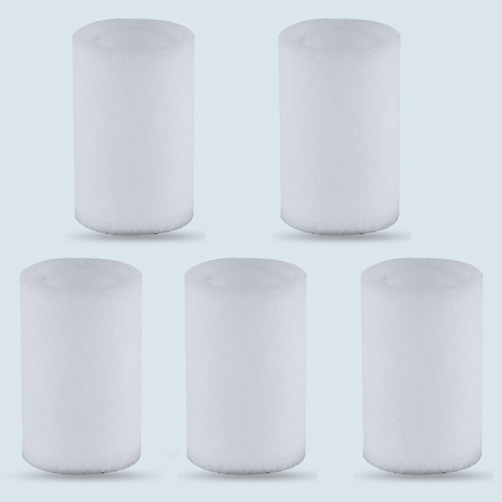 5 Pack Faucet Filter Replacement Cartridges, Universal Ceramic Filter Core for Rotatable Kitchen Faucet Aerator Mechanical Arm, Water Purification Filter Refills