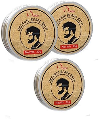 Beard Growth Balm, Natural Organic Hair Growth Oil Beard Oil Enhance Facial Nutrition Moustache Grow Beard Shaping Tool Beard Care Products Hair Loss Products (30g)