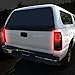 Auto Dynasty Compatible with Silverado/Sierra Fleetside Pair of 3D LED Bar Tail Brake Lights (Black Housing Smoked Lens)