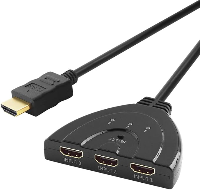 Hdmi Switch 3 In 1 Out Xander HDMI Switch 4K, 3 In 1 Out, UHD HDR