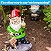 BigMouth Inc. Go Away Garden Gnome Statue, Funny Outdoor Lawn & Yard Figurine, Housewarming Gag Gift Sculpture Decorations