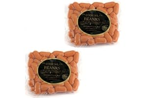 Shmalz's Cocktail Franks 1.25 Lb (2 Pack) - Savory Blend Of Beef & Pork Sausage, Irresistible Wiener Dogs, Perfect Hotdogs, Authentic Vienna Sausages, Tasty Franks