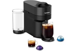 Nespresso Vertuo Pop+ Coffee and Espresso Machine by De'Longhi, Liquorice Black