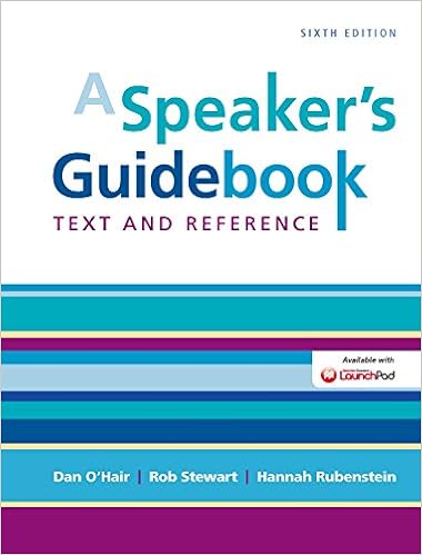 A Speaker S Guidebook Text And Reference Kindle Edition Dan O Hair Rob Stewart Hannah Rubenstein Reference Kindle Ebooks A Speaker S Guidebook Text And Reference Kindle Edition Dan O Hair Rob Stewart Hannah Rubenstein Reference Kindle Ebooks