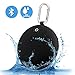 Portable Speaker,Ozzie Wireless Stereo Bluetooth 4.0 Travel Outdoor Sport Waterproof Bluetooth Speaker Indoor Shower Mini Speaker for iPhone,Android with Carabiner - Handsfree Calling,5+ Hours (Black)