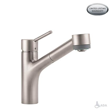 Hansgrohe 6462860 Talis S Single Handle Pull Out Sprayer Kitchen