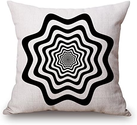 20 X 20 Inches / 50 By 50 Cm Geometric Throw Cushion Covers 2 Sides Ornament And Gift To Floor Son Him Relatives Car Seat Coffee House
