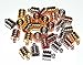 6mm Kumihimo Viking Knit End Caps---30 Pieces Variety Pack