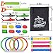 POKONBOY 25 Pack Diving Toys Underwater Swimming Pool Toys for Kids, Summer Fun Swimming Dive Toys with Super Foam Water Blaters, Diving Rings, Diving Sticks, Fishes and Under Water Treasures