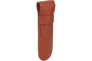 Straight Razors Case Pouch, Sleeve Flap Cover Sheath Protective Holster PU Leather Carrying Holder Protector for Straight Raz