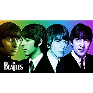 Alternative view of The Beatles Rules Rock Fun Music T-Shirt - 087 -SW