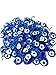 Bion, Evil Eye Beads, Talisman Charm, Small Blue Set of Six - 3.5 cm (1.36