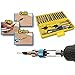TOOGOO 20pcs/set Multifunction Half Time Drill Driver Swivel Head Quick-Change From Drilling to Driving Repair Tool Kits With Portable