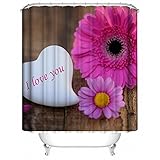 Running Horse Custom Waterproof Polyester Fabric Bathroom Shower Curtain with 12 Hooks 60