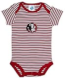 Florida State Seminoles Red Striped NCAA College Newborn Infant Baby Creeper