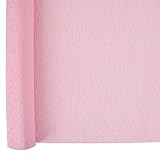 Just Artifacts Premium Crepe Paper Roll - 8ft Length/20in Width (Color: Carnation Pink)