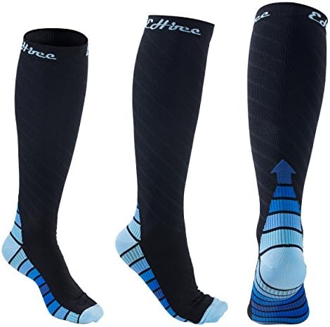 Graduated Compression Socks for Men &amp; Women - Best Choice, Ideal for Everyday Use, Travel, Running, Maternity Pregnancy, Nursing, Circulation &amp; Recovery