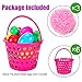 6 Pack Easter Eggs Baskets for Kids,9.4