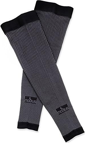 Mobius Compression Knee Sleeves Large Gray