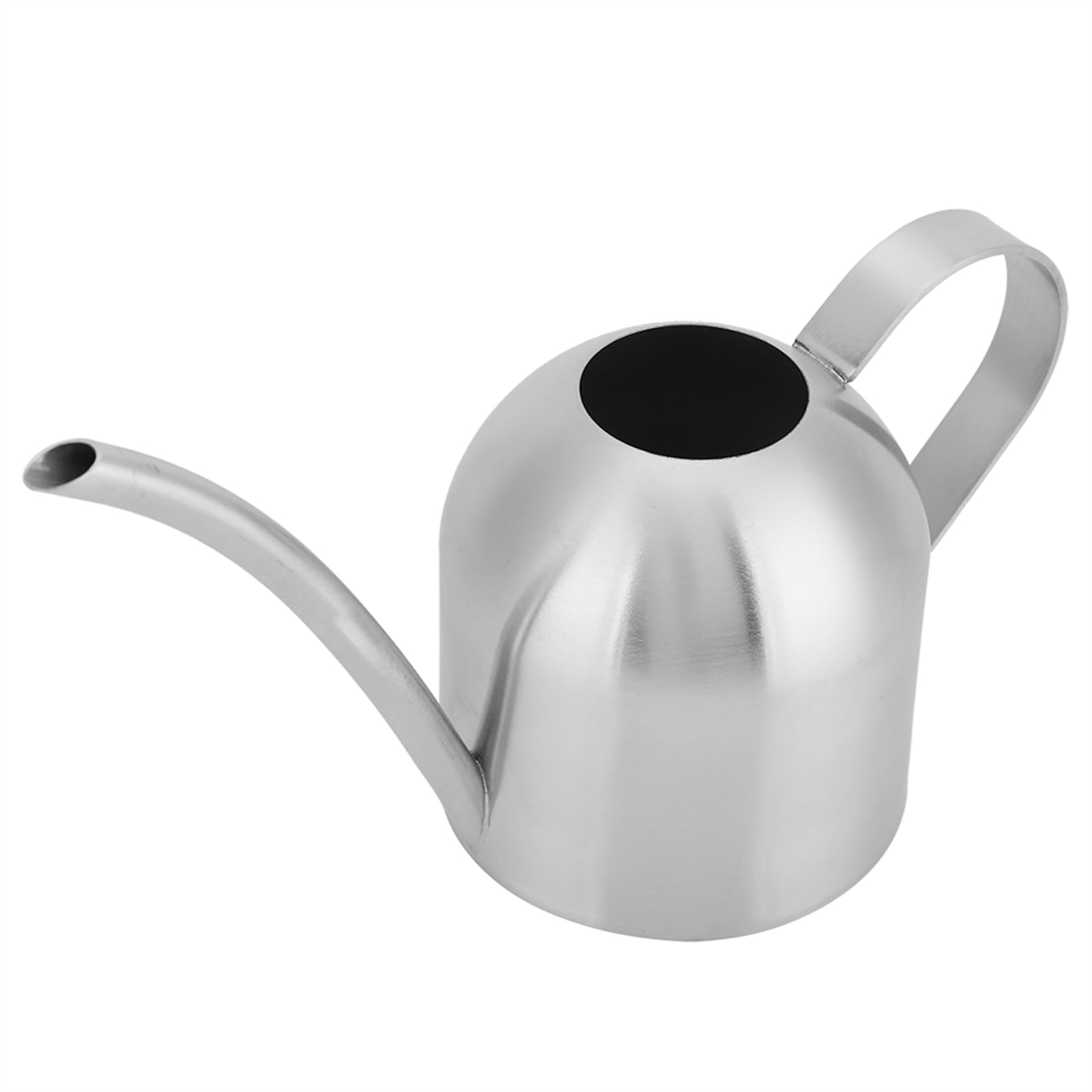 Mumusuki Stainless Steel Watering Can Pot Indoor House Plants Long Spout Watering Can Modern Watering Pot(1000ml)