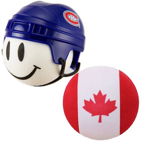 NHL Hockey Montreal Canadiens Antenna Topper & Canadian Flag Antenna Topper