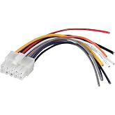 The Lord of the Tools 1pc 10-Pin Car Audio Connection Plug Harness Compatible with Kicker BassStation PT10 PT250 11PT8 11HS8 Cable Length 14cm