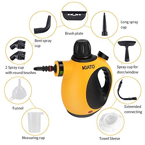 Kiato Handheld Steam Cleaner, Steamer for Cleaning Handheld Pressurized