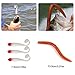 RUNCL Fishing Lures Tackle, Fishing Baits Tackle with Crankbaits Spinnerbaits Fishing Spoons Topwater Frog Rubber Worms Jigs and Tackle Box for Saltwater Freshwater Bass&Bedding Bass Trout Salmon
