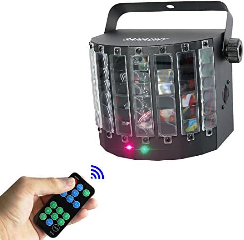 Disco Lights,SAHAUHY 2 in 1 Professional DMX LED Stage Lights Par Lights with Remote Control