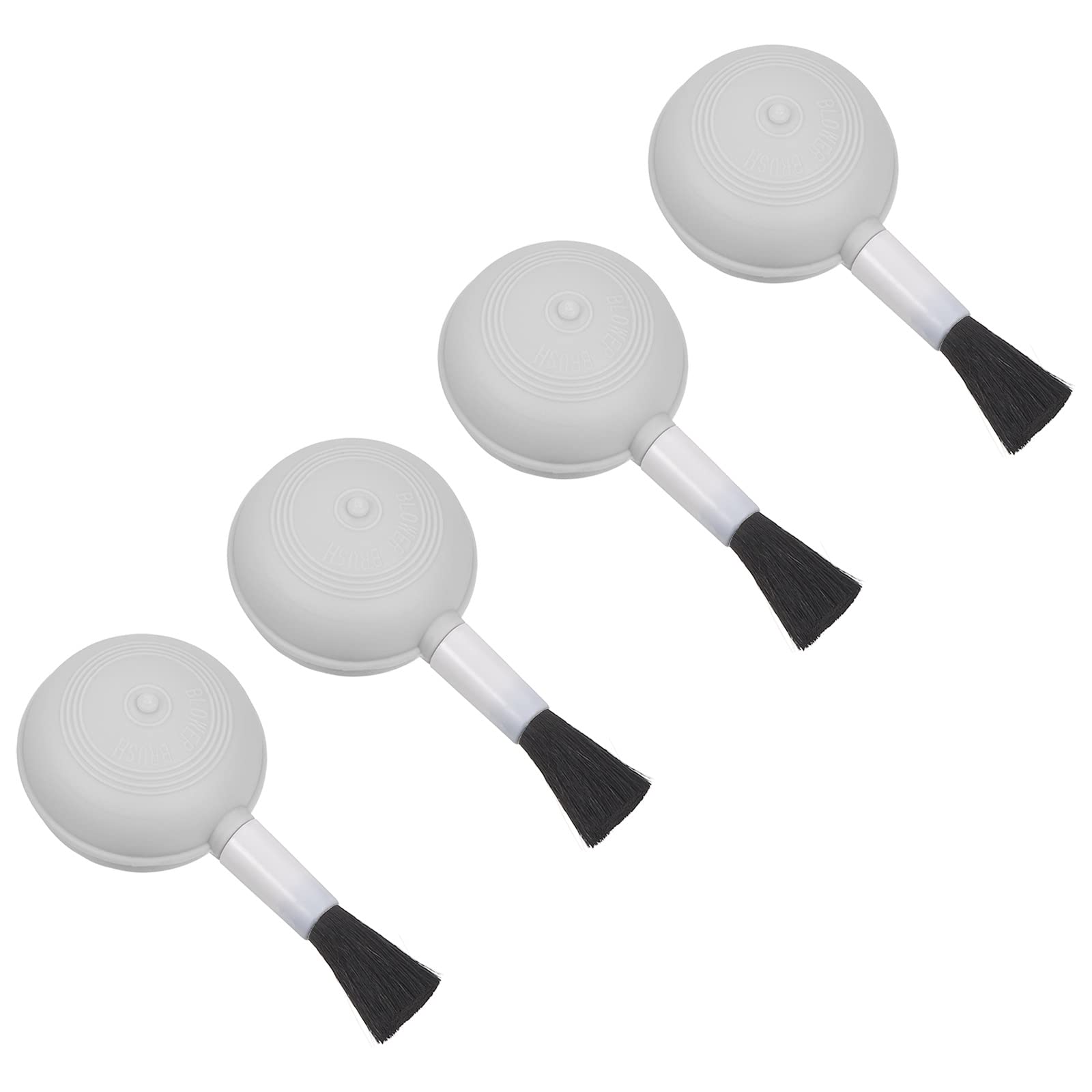 PATIKIL Air Dust Blower and Soft Brush 4Pack 20mm Keyboard Cleaning Brush for Laptop Computer Screens Keyboard Window Gray