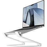 Twelve South Curve Flex | Ergonomic Height & Angle Adjustable Aluminum Laptop/MacBook Stand/Riser, fits 10"-17"