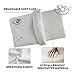 Memory Foam Pillow - Orthopedic Pillow for Women Kids Prevents Back Neck Pain + Free Bamboo Washable Cover Aloe Vera Back Stomach Side Sleepers - Aids Cervical Pain Soreness (B Shape, Small)
