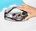 EL 2 Pack Clear Carry On Travel Toiletry Bag PVC Vinyl Zippered LuggageToiletry Carry Pouch Travel Cosmetic Makeup Bag (black)