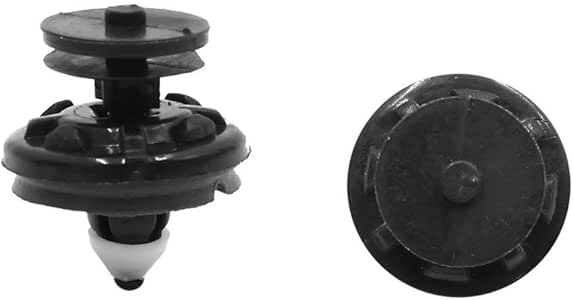 N/D 10 Piezas 6Q0868243 8 mm Remaches de plástico Negro Clips