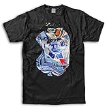 Crushed Can of Pabst Blue Ribbon Beer Black T-Shirt