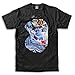Crushed Can of Pabst Blue Ribbon Beer Black T-Shirt