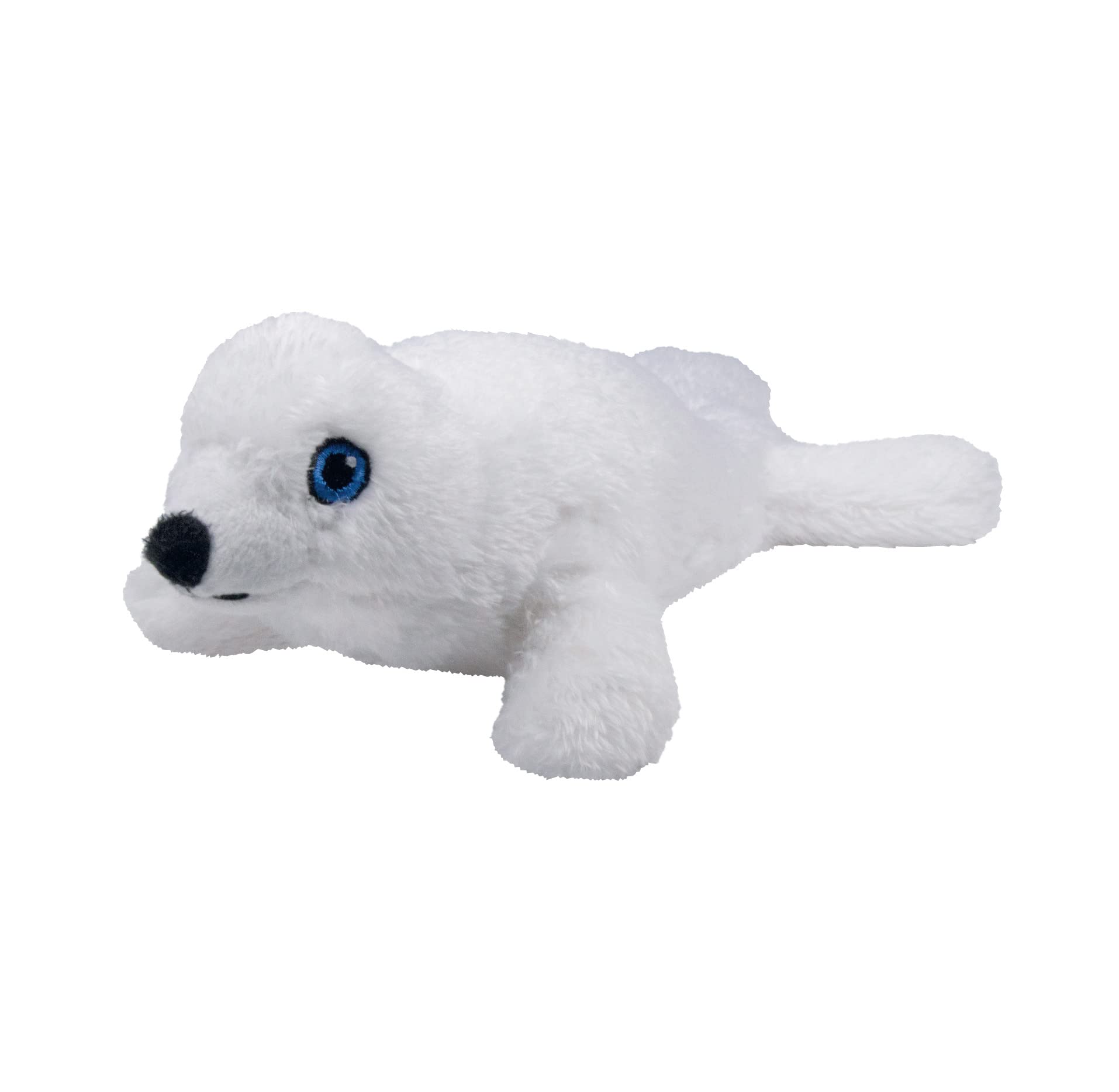 EcoBuddiez - Harp Seal from Deluxebase. Mini Soft Plush Animals made from Recycled Plastic Bottles. Eco-Friendly Cuddly Gift for Kids and Cute Stuffed Animal Toy for Toddlers.