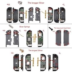 Chrome Gold D-pad ABXY Keys SR SL L R ZR ZL Trigger