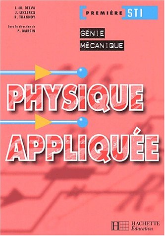 Physique appliquée, première STI