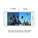TECHO Privacy Screen Protector for iPhone 8 7 6s 6, Anti Spy 9H Tempered Glass, Edge to Edge Full Cover Screen Protector [Anti-Fingerprint] [Bubble Free] [Full Coverage] (White)