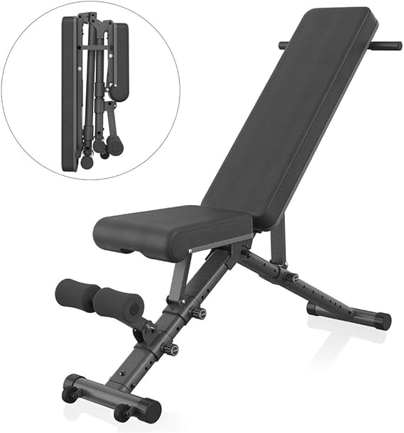 GHKT Rückenbrett Verstellbare Bänke Faltbare Utility Bank Stärke