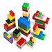 PROLOSO 1500 Piece Building Blocks Bulk 12 Shapes Colorful Educational Mass Pack