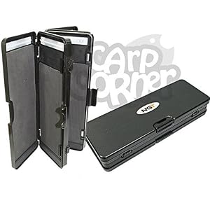 Matériel De Pêche à La Carpe Rigide Porte-feuille 6 Directions Boite Pour Stockage Jusqu’à 72 Hair Rigs Ngt