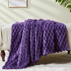 NEWCOSPLAY Super Soft Throw Blanket Purple Premium