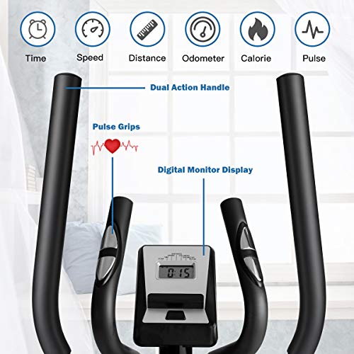 Goplus Elliptical Machine Trainer, Cross Trainer Exercise